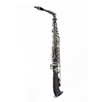 Dakota Straight Alto Saxophone, Gray Onyx Body, Satin Silver Keys