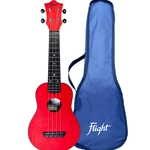 Flight Travel Ukulele, Red