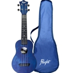 Flight Travel Soprano Ukulele, Dark Blue