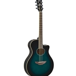 Yamaha APX600 Thinline Acoustic/Electric Guitar, Oriental Blue Burst