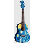 Luna Starry Night Concert Ukulele with Gigbag