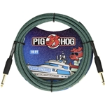 Pig Hog 10' Cable, Tahitian Blue