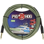 Pig Hog 10' Cable, Jamaican Green