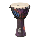 Toca Synergy Freestyle Rope Tuned 10" Djembe, Woodstock Purple