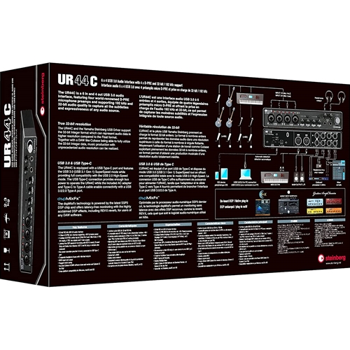 Cameron's Music - Steinberg UR44C USB Audio Interface With Four