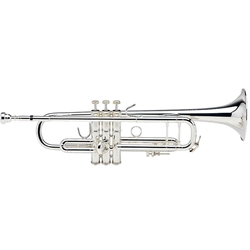 Bach Stradivarius Trumpet, 37 Bell, Silver Plated