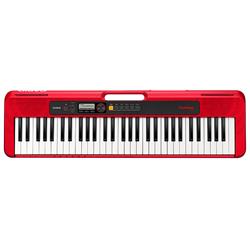 Casio CTS200 Casiotone 61 Key Portable Keyboard, Red