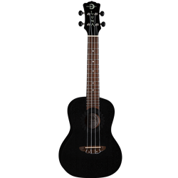 Luna Vintage Black Satin Concert Ukulele