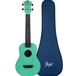 Flight Travel Concert Ukulele, Light Blue