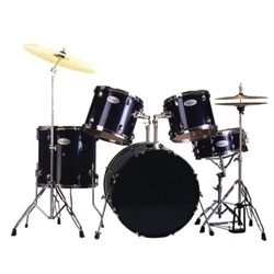 Stadium DS3306 Five Piece Drum Set, Black