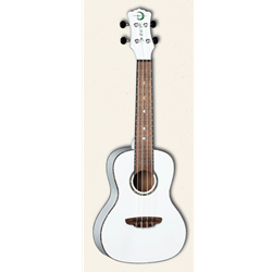 Luna Hau Snow Concert Ukulele with Gig Bag