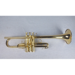 Schilke E3-L Trumpet, Key of D, Gold Plated, Vintage 1976