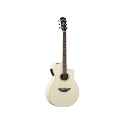 Yamaha APX600 Acoustic Electric Guitar, Vintage White