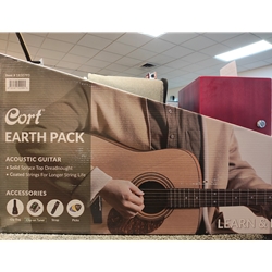 Cort Earth 60 Solid Top Acoustic Guitar Package