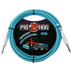 Pig Hog 10' Cable, Daphne Blue
