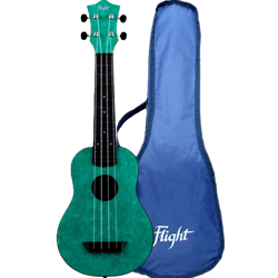 Flight Soprano Travel Ukulele, Emerald