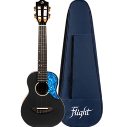 Flight Iris Concert Ukulele, Black