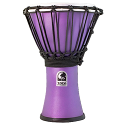Toca Freestyle 7" Djembe, Matte Purple Rain